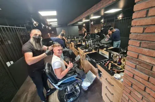 Men's club barber